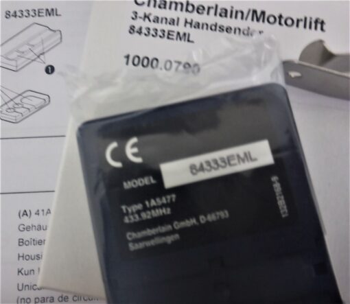 Chamberlain 3 Kanal Handsender Motorlift Fernbedienung 84335EML Liftmaster – Bild 3