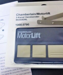 NEU Chamberlain 3 Kanal Handsender Motorlift Fernbedienung 84333EML Liftmaster