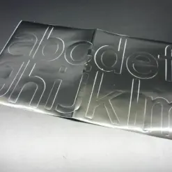 13 x Buchstaben von a bis m in 6,5cm schwarz Klebebuchstaben Aufkleber Sticker