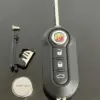 1x ABARTH 500 Funkschlüssel Gehäuse NEU Autoschlüssel Fahrzeugschlüssel Schlüssel Fernbedienung Fiat