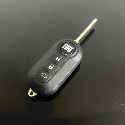 1x FIAT 500 Funkschlüssel LOGO Batterie Autoschlüssel Fahrzeugschlüssel Schlüssel Fernbedienung