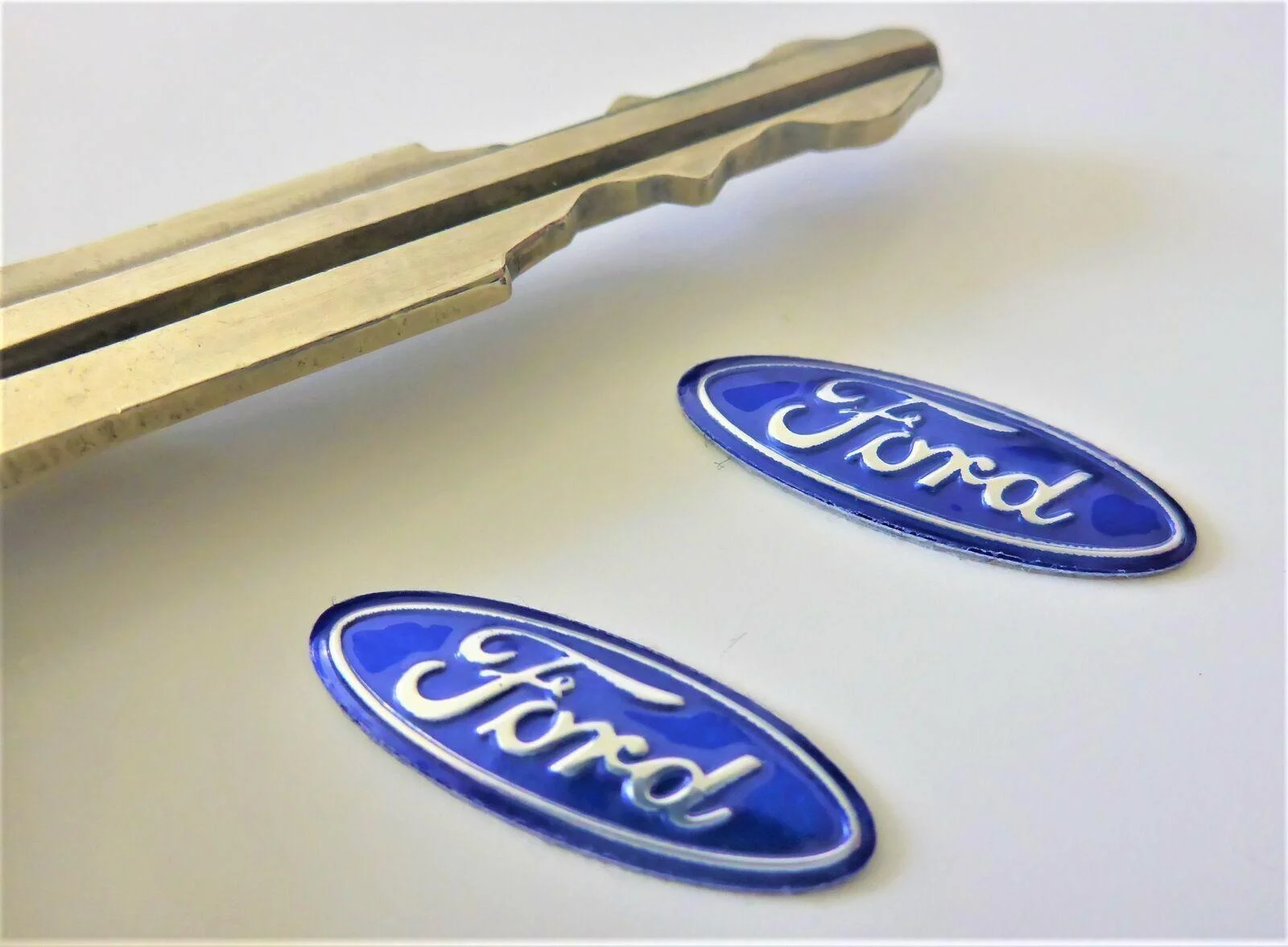 1x FORD Aufkleber 3D Schlüssellogo 21x8mm Emblem Schriftzug selbstklebend – Bild 6