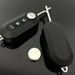 1x für den FIAT 500 Funkschlüssel LOGO Batterie Autoschlüssel Fahrzeugschlüssel Schlüssel Fernbedienung – Bild 3