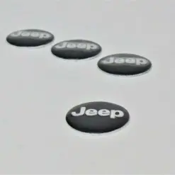 1x für JEEP 14mm Schlüsselloge Aufkleber selbstklebend Logo Emblem für Schlüssel – Bild 3