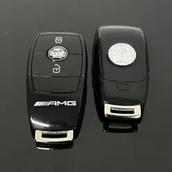 1x für MERCEDES Funkschlüssel AMG 2 Tasten schwarz Gehäuse Autoschlüssel Fahrzeugschlüssel Schlüssel Fernbedienung – Bild 12