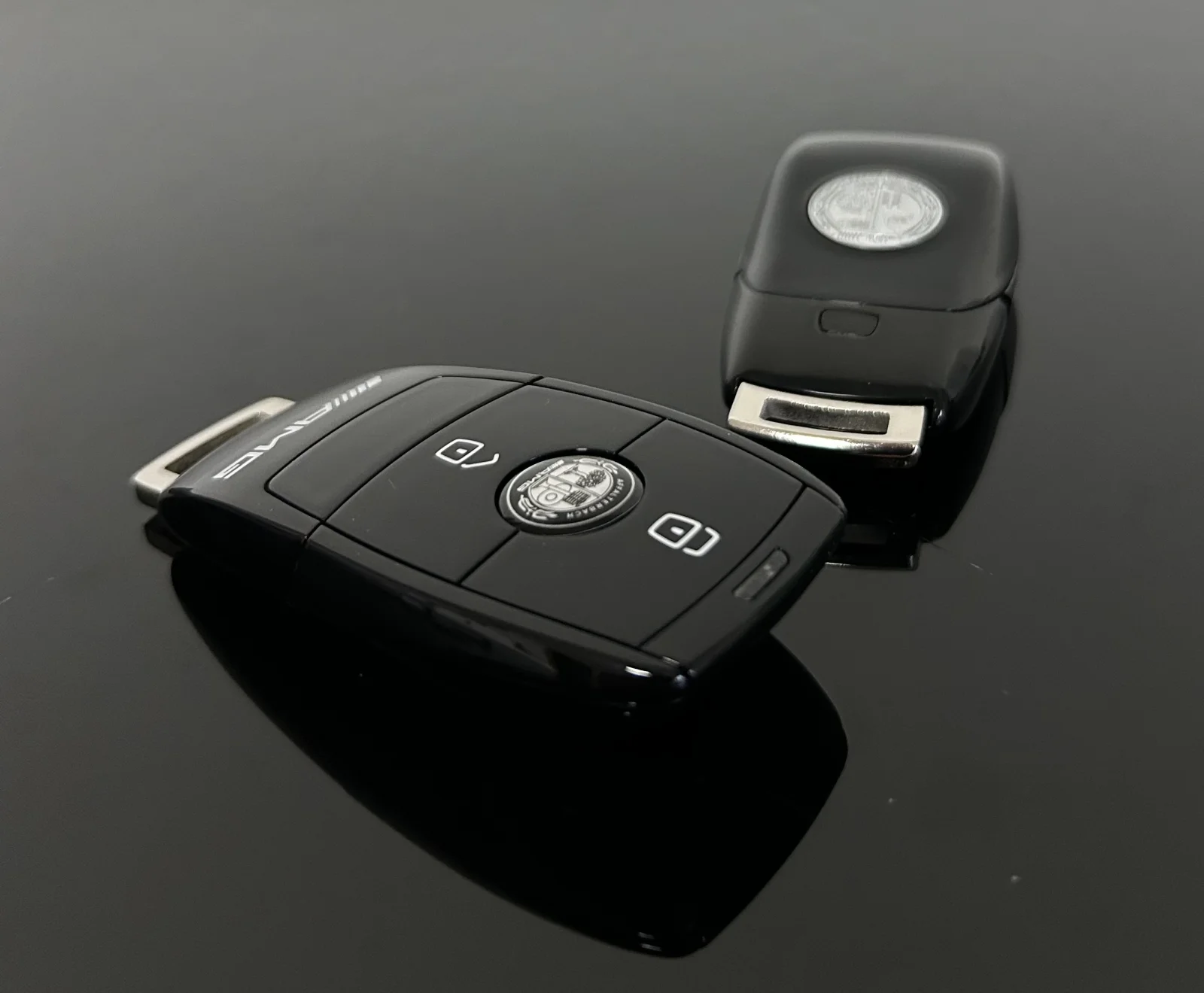 1x für MERCEDES Funkschlüssel AMG 2 Tasten schwarz Gehäuse Autoschlüssel Fahrzeugschlüssel Schlüssel Fernbedienung – Bild 5