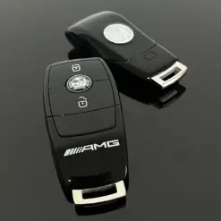 1x für MERCEDES Funkschlüssel AMG 2 Tasten schwarz Gehäuse Autoschlüssel Fahrzeugschlüssel Schlüssel Fernbedienung – Bild 10