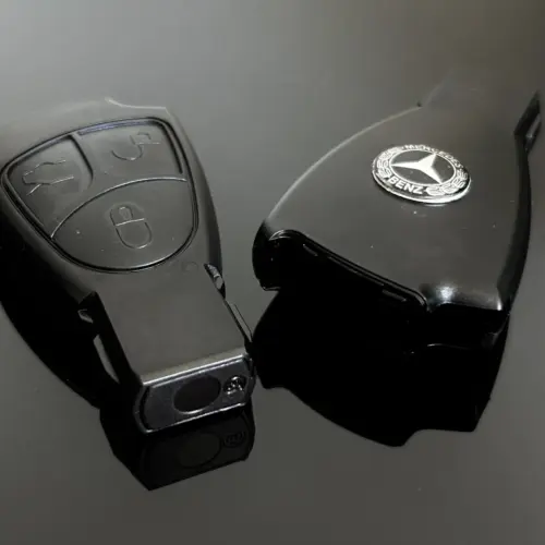 Alternative view of 1x für MERCEDES Funkschlüssel ORIGINAL Gehäuse mit LOGO Autoschlüssel Fahrzeugschlüssel 3 Tasten