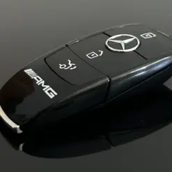 1x f&uuml;r MERCEDES G Klasse Funkschl&uuml;ssel AMG G63 schwarz Geh&auml;use Autoschl&uuml;ssel Fahrzeugschl&uuml;ssel Schl&uuml;ssel Fernbedienung