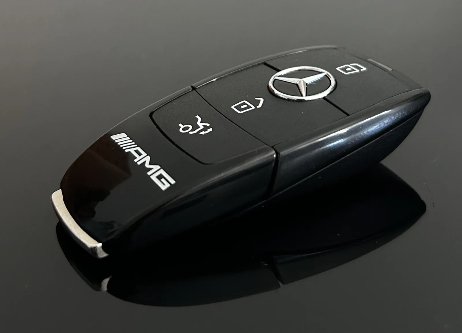 1x für MERCEDES G Klasse Funkschlüssel AMG G63 schwarz Gehäuse Autoschlüssel Fahrzeugschlüssel Schlüssel Fernbedienung