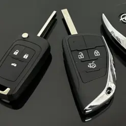 1x für OPEL 3 Tasten Schlüsselgehäuse UMBAU SET + Emblem/Logo Vectra Zafira Signum Corsa Merida Mokka Adam Astra Combo – Bild 4