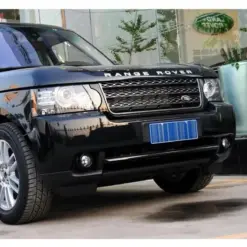 1x für RANGE ROVER Emblem SILBER matt Logo Aufkleber Motorhaube Kofferraum Deckel Heckklappe Schrift – Bild 2
