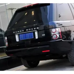 1x für RANGE ROVER Emblem SILBER matt Logo Aufkleber Motorhaube Kofferraum Deckel Heckklappe Schrift – Bild 3