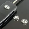 1x Hyundai Schlüssel 14mm Aufkleber ALU Schlüssellogo Emblem Schriftzug LOGO