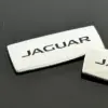 1x JAGUAR original Aufkleber in Metall CHROM auch als Schlüssellogo Armaturen Emblem Schriftzug LOGO