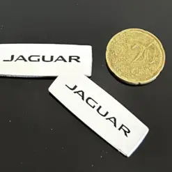 1x JAGUAR original Aufkleber in Metall CHROM auch als Schlüssellogo Armaturen Emblem Schriftzug LOGO – Bild 2