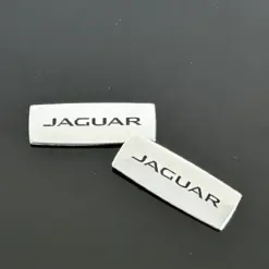 1x JAGUAR original Aufkleber in Metall CHROM auch als Schlüssellogo Armaturen Emblem Schriftzug LOGO – Bild 6
