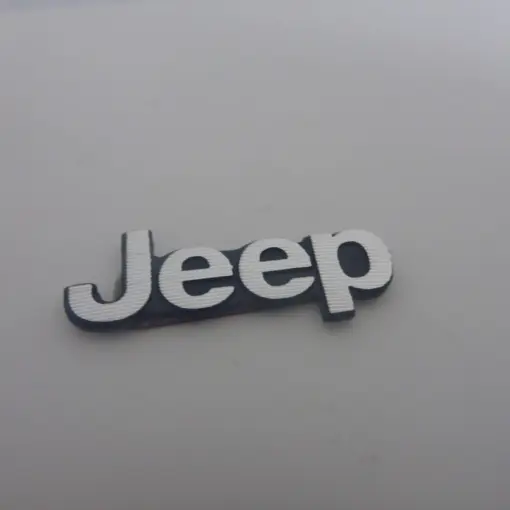Alternative view of 1x JEEP 3D Aluschild 25mm Lenkrad Spiegel Aufkleber SPEAKER Logo Emblem