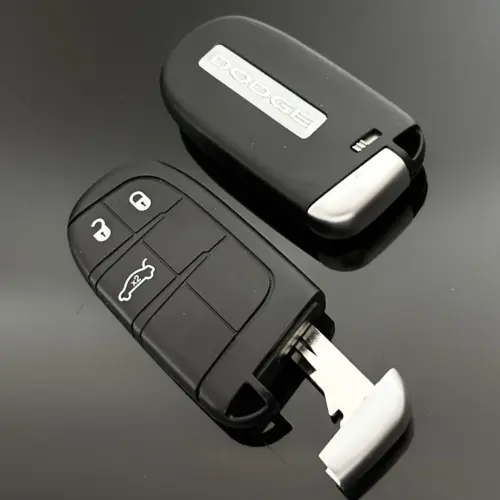 1x JEEP Challenger Chrysler Dodge Jeep RAM Schlüsselgehäuse mit Emblem Logo Autoschlüssel