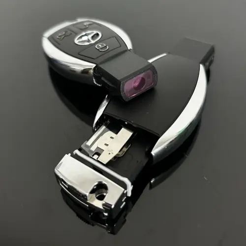 Alternative view of 1x MERCEDES BENZ Funkschlüssel *Batteriefach* mit LOGO Gehäuse Autoschlüssel Fahrzeugschlüssel Schlüssel Fernbedienung