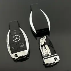 1x MERCEDES BENZ Funkschlüssel *Batteriefach* mit LOGO Gehäuse Autoschlüssel Fahrzeugschlüssel Schlüssel Fernbedienung – Bild 7