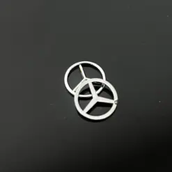 1x MERCEDES Schlüssel 14mm Schlüssellogo Emblem Schriftzug LOGO original Stern – Bild 3
