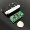 1x NEU JAGUAR Auto Schlüssel mit ELEKTRONIK + Batterie 4 Tasten Metall Kunststoff mit Logo Emblem