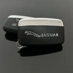 Alternative view of 1x NEU JAGUAR Schlüsselgehäuse EDITION 4 Tasten Metall Kunststoff schwarz mit Logo Emblem