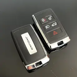 1x NEU JAGUAR Schlüsselgehäuse EDITION 4 Tasten Metall Kunststoff schwarz mit Logo Emblem – Bild 6