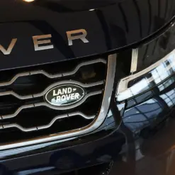1x neu LAND ROVER Emblem + Trägerplatte 9 x 4,9cm grün/silber Emblem Schriftzug Logo Heck Grill LR053190 LR088950 DAH100680 – Bild 7