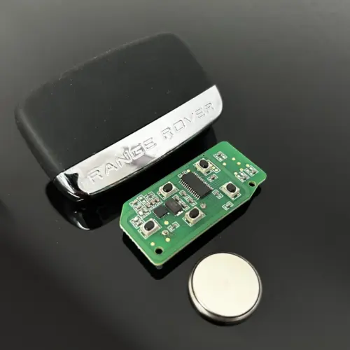 Alternative view of 1x NEU Range Rover Land Rover Auto Schlüssel mit ELEKTRONIK + Batterie 4 Tasten Metall Kunststoff mit Logo Emblem