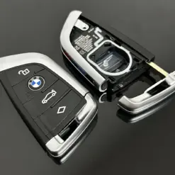 1x NEU Schlüssel Gehäuse 4 Tasten + Emblem für BMW 3 5 6 8 X3 X4 X5 X7 G21 G20 G31 G30 Autoschlüssel – Bild 6