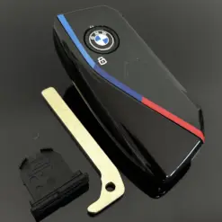 1x NEU Schlüssel Gehäuse 4 Tasten SCHWARZ für BMW X7 G07 LCI iX i20 X1 U11 7er G70 G09 XM U06 G81 M3 Smart Key CERAMIC – Bild 2