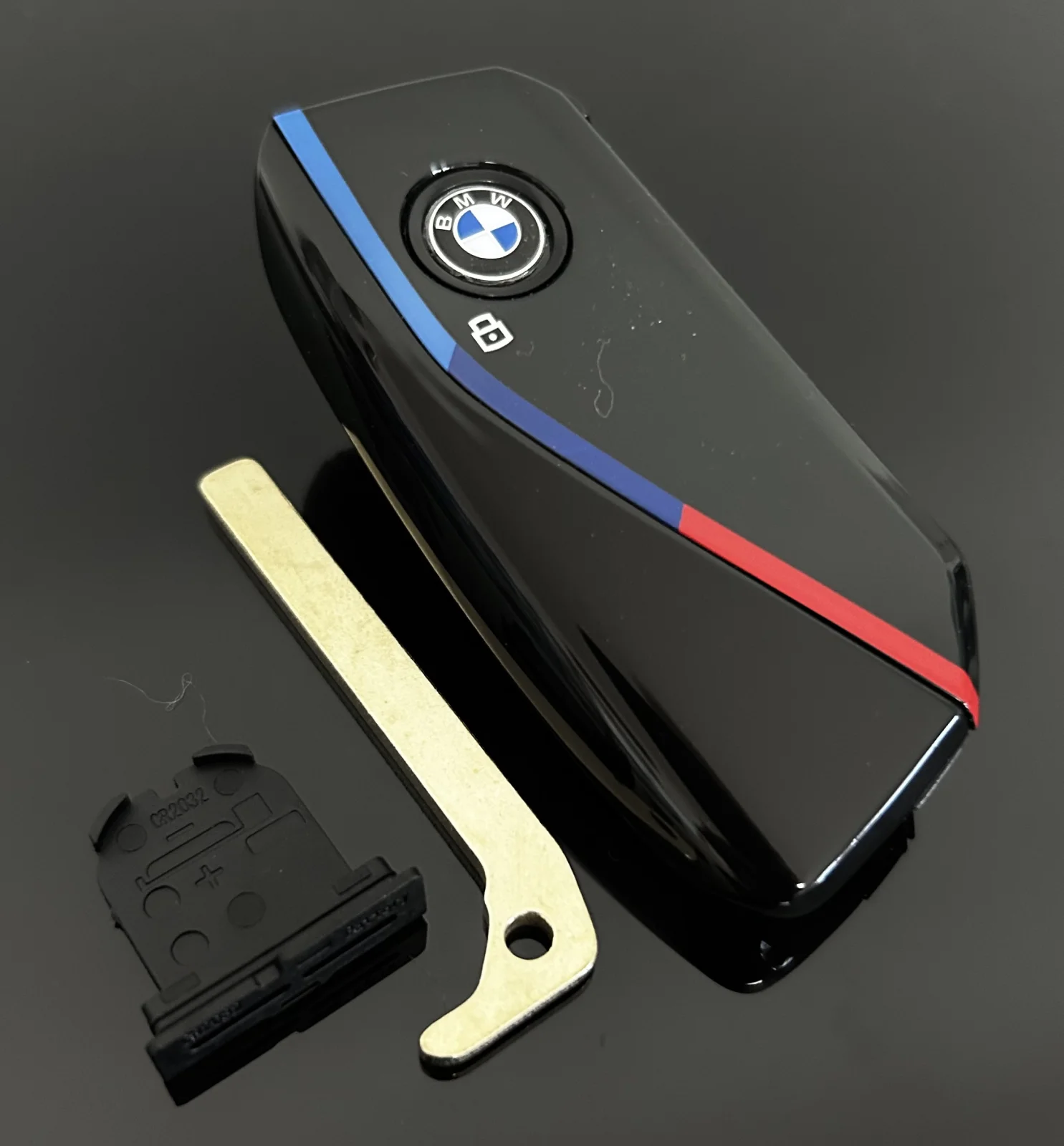 1x NEU Schlüssel Gehäuse 4 Tasten SCHWARZ für BMW X7 G07 LCI iX i20 X1 U11 7er G70 G09 XM U06 G81 M3 Smart Key CERAMIC – Bild 2