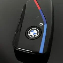 1x NEU Schlüssel Gehäuse 4 Tasten SCHWARZ für BMW X7 G07 LCI iX i20 X1 U11 7er G70 G09 XM U06 G81 M3 Smart Key CERAMIC – Bild 6