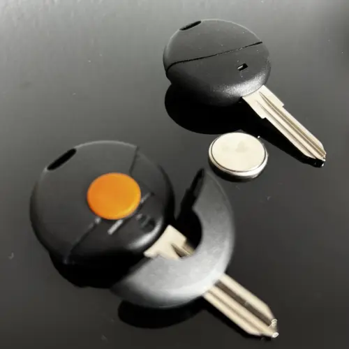 Alternative view of 1x SMART Schlüsselgehäuse schwarz + Batterie Schlüssel Rohling Fortwo 450 Forfour Roadster Cabrio Roadster Coupe Crossblade