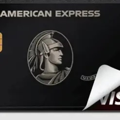 2 American Express BLACK Aufkleber für Kreditkarten EC Karten Amex vo+hi – Bild 5