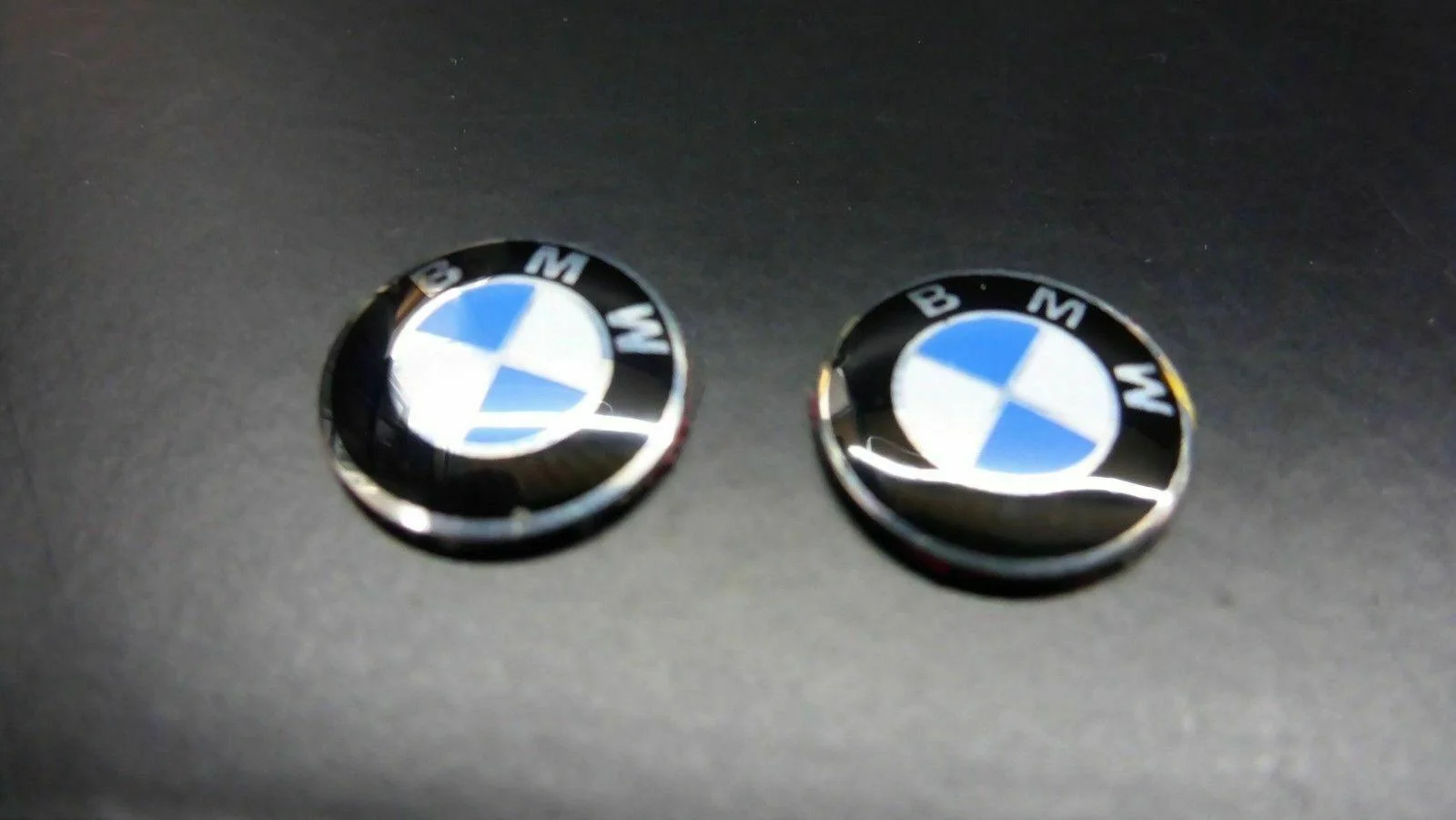 2 für BMW Aufkleber 3D 11mm Schlüssellogo Emblem Schriftzug selbstklebend 1er 3 5 6 7 und weiteren Modellen auch X – Bild 6