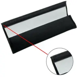 2x ABARTH Sicherheitsgurt POLSTER Schutz 28x6cm Gurtpolster Schulter Schoner Pad – Bild 4