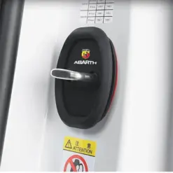 2x Abarth Türgummi Schlossgummi Dichtung links und rechts Abdeckung Schutz
