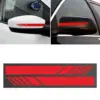 2x im Abarth Design SPIEGELAUFKLEBER 500 Emblem Schild Aufkleber ROT glänzend Spiegel