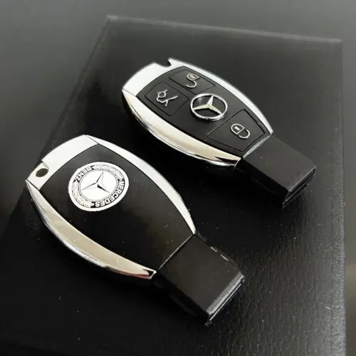 2x MERCEDES in BOX Funkschlüssel mit ELEKTRONIK Gehäuse Autoschlüssel Fahrzeugschlüssel Schlüssel Fernbedienung – Bild 7
