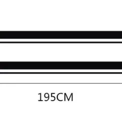 2x VW UP Emblem 195cm Volkswagen Cross Up GT Aufkleber schwarz Schriftzug Seitenstreifen – Bild 5