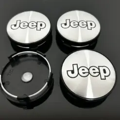 Alternative view of 4x 50/56mm JEEP ALU Felgendeckel Nabenkappen Rad Felgenkappen Nabendeckel Kappe