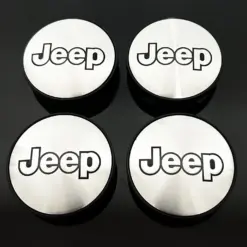 4x 50/56mm JEEP ALU Felgendeckel Nabenkappen Rad Felgenkappen Nabendeckel Kappe – Bild 3