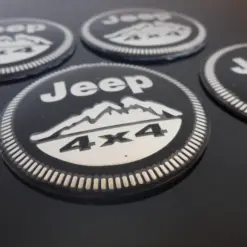 4x 56mm ALU für JEEP Felgendeckel Nabenkappen Rad Felgenkappen Nabendeckel Kappe (Kopie) – Bild 5