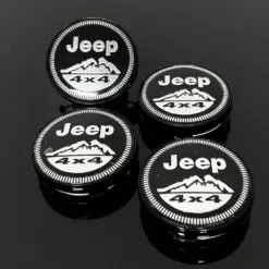 4x 56mm für JEEP 4x4 Felgendeckel Nabenkappen Rad Felgenkappen Nabendeckel Kappe
