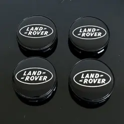 4x 60/56mm für Range Land Rover schwarz silber Felgendeckel Nabenkappen Radkappe Felgenkappen Nabendeckel Kappe