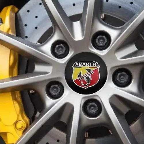 Alternative view of 4x ABARTH original 56mm Radkappe Raddeckel Felgenabdeckung Kappen Nabenabdeckung für Alufelgen