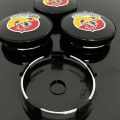 4x für den ABARTH original 60mm Radkappe Raddeckel Felgenabdeckung Nabenkappe Abdeckung – Bild 3